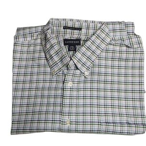 Land's End Casual Button Down Shirt XXL